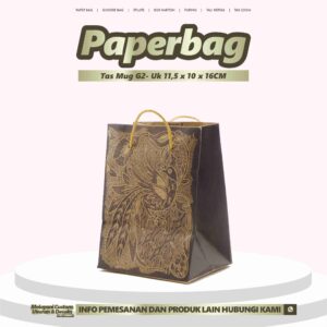 Paperbag mug motif batik murah