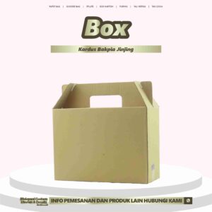 Kardus Bakpia Jinjing Polos